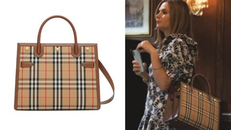 succession burberry bag clip|burberry bag tom wambsgans.